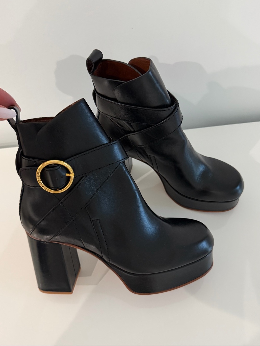 See By Chole Platform Ankle Boots - Picture 4 of 4